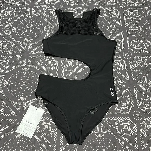 NWT LORNA JANE Talyah Active Bodysuit BLACK - Picture 2 of 6